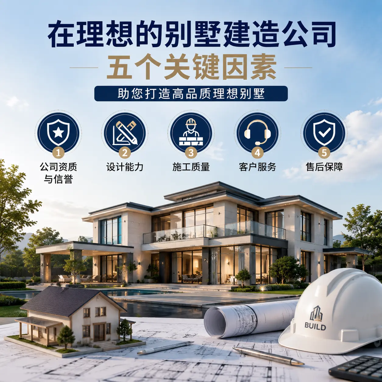 在 金沙 找到理想别墅建造公司的五个关键因素