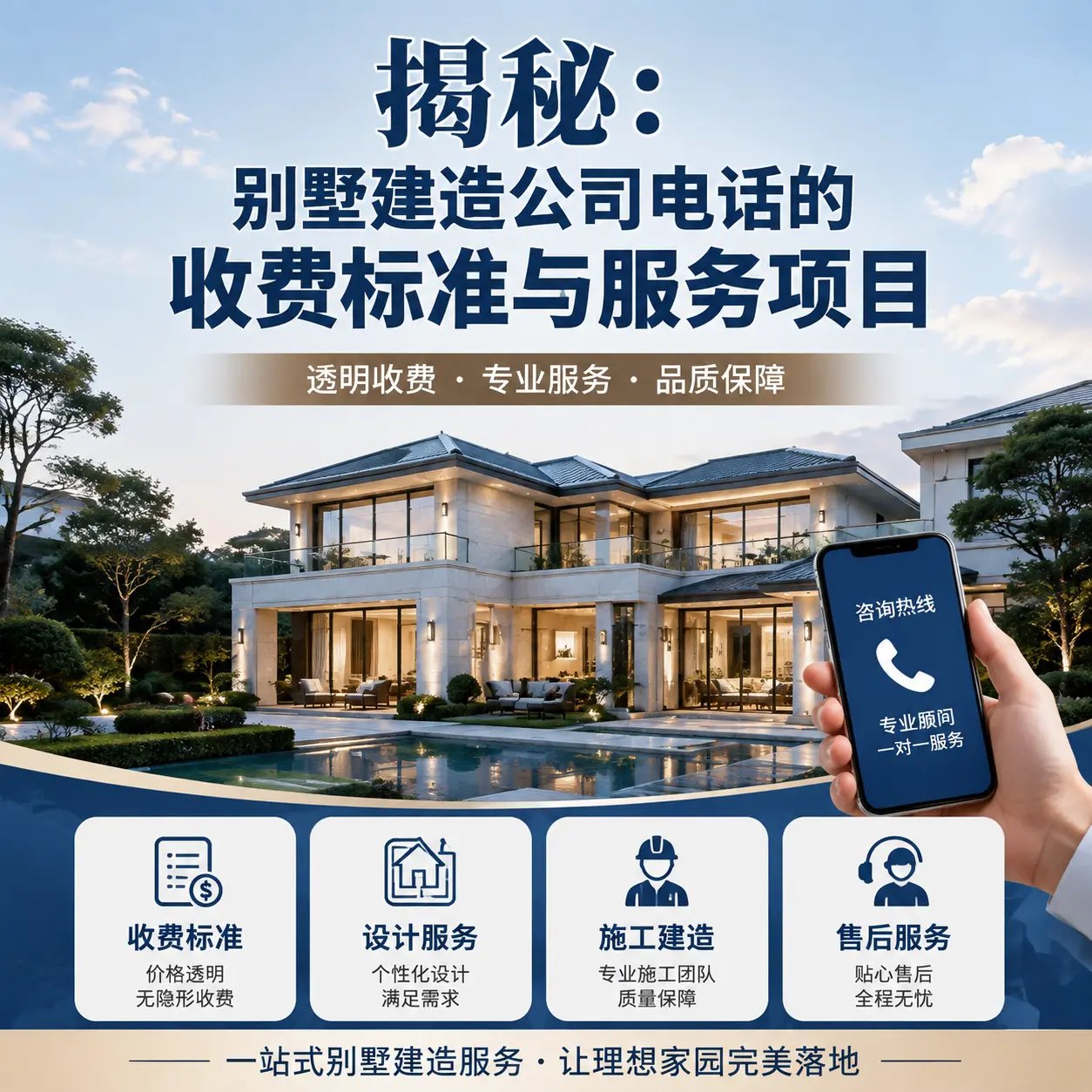 揭秘：金沙别墅建造公司电话的收费标准与服务项目