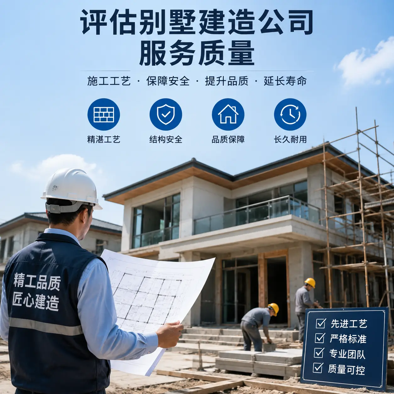 如何评估 金沙 别墅建造公司的服务质量?