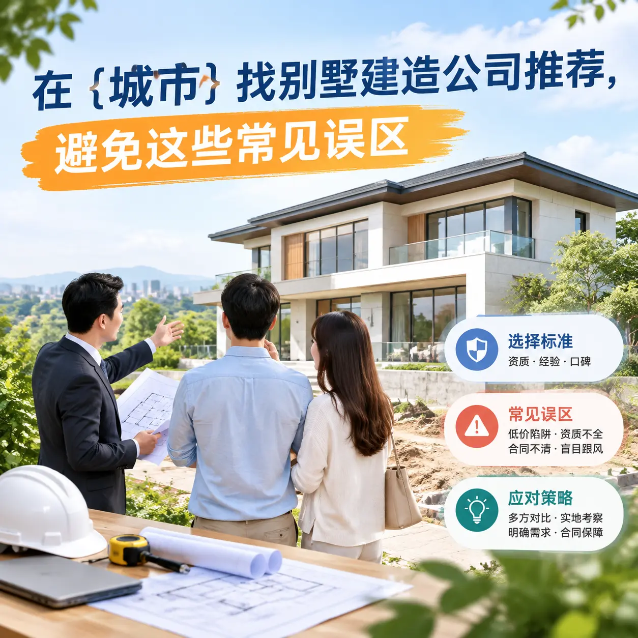 在 金沙 找别墅建造公司推荐，避免这些常见误区