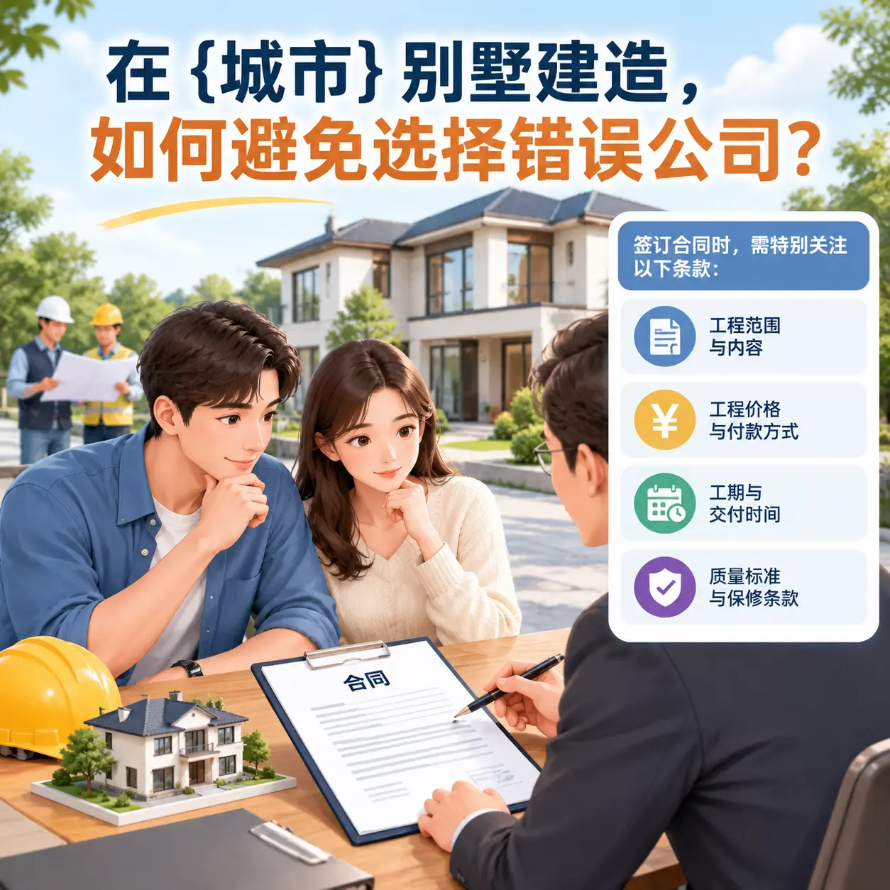 在 金沙 别墅建造，如何避免选择错误公司？