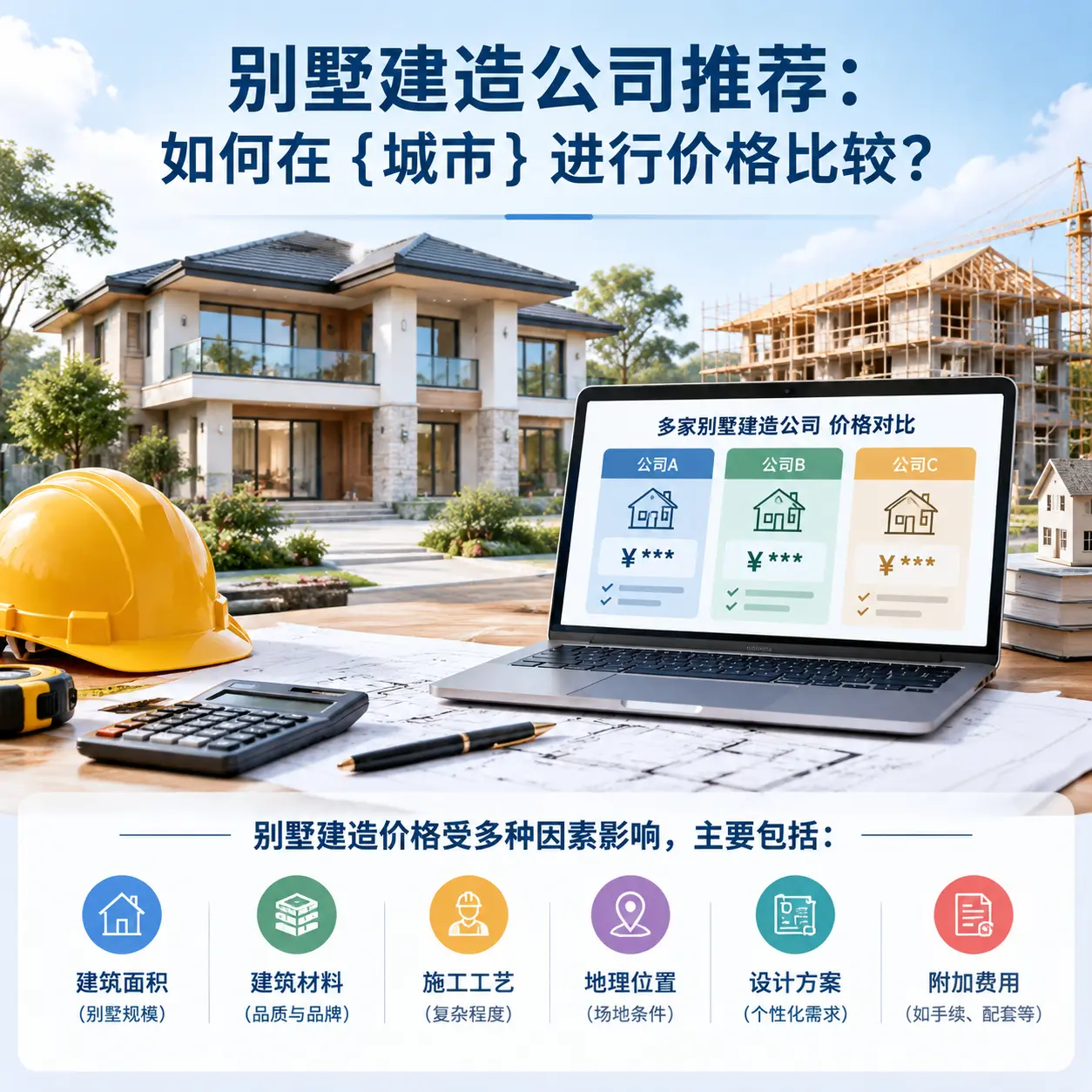 别墅建造公司推荐:如何在 金沙 进行价格比较?