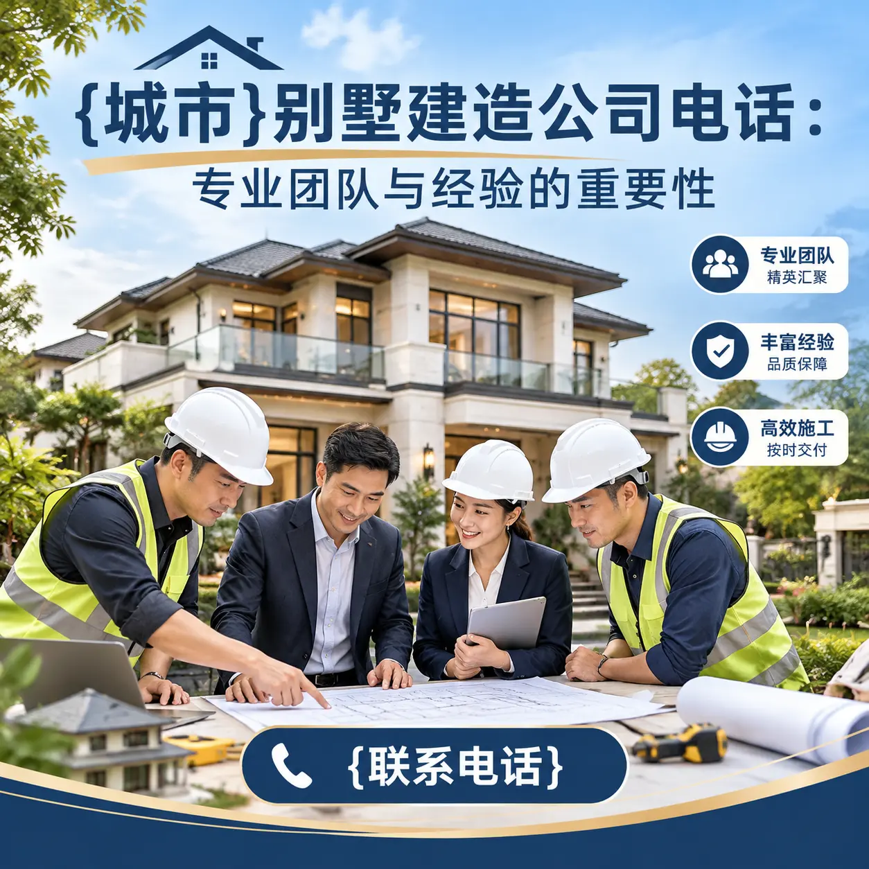 金沙别墅建造公司电话:专业团队与经验的重要性
