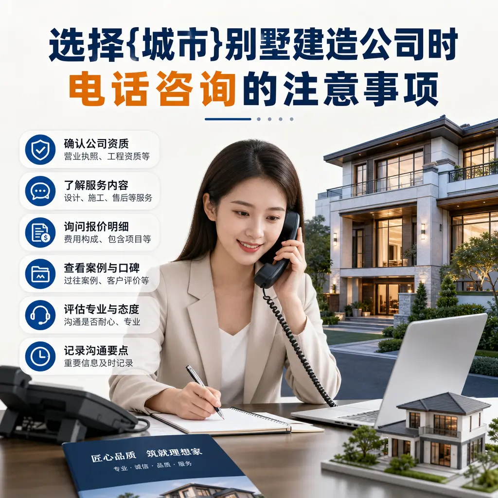 选择金沙别墅建造公司时，电话咨询的注意事项