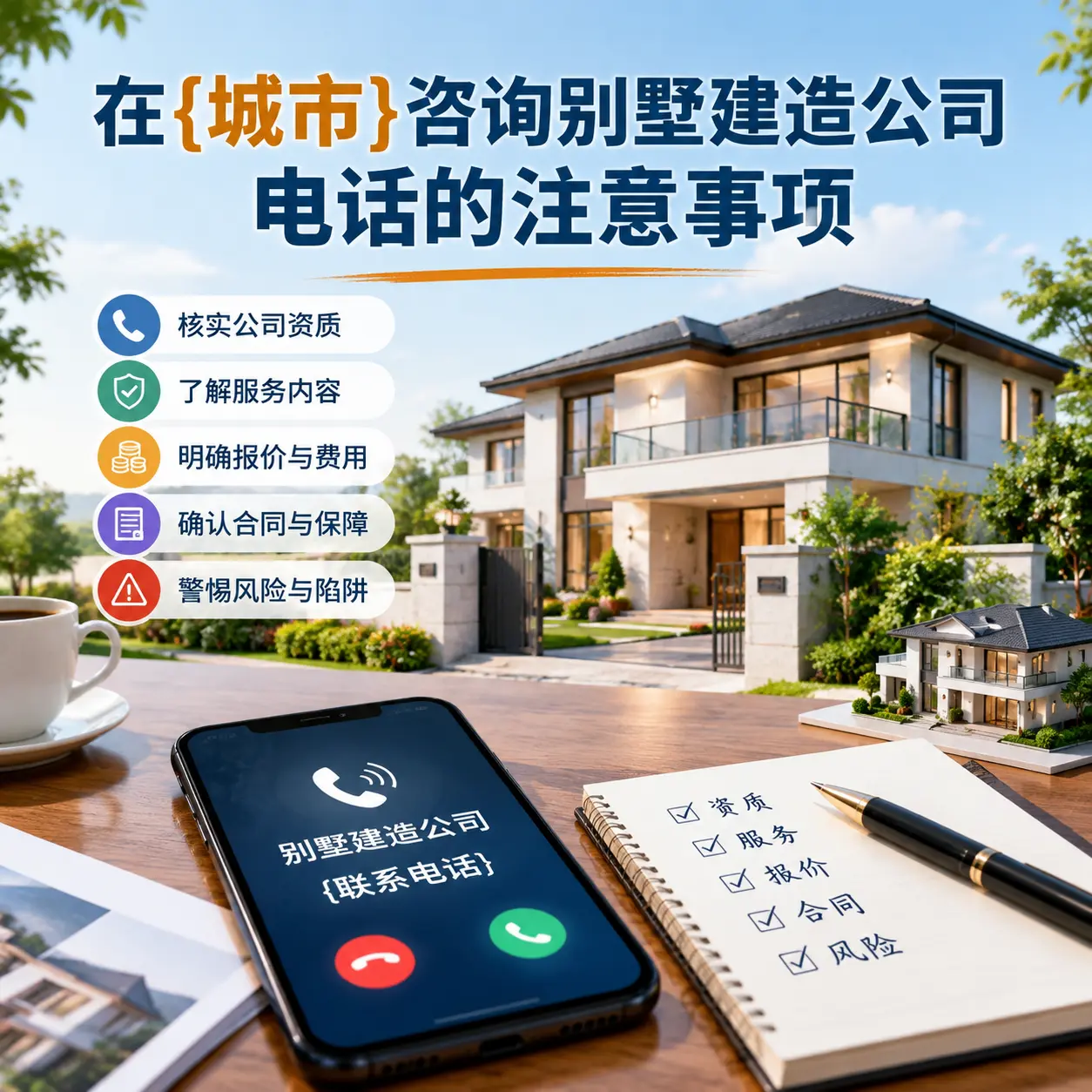 在金沙咨询别墅建造公司电话的注意事项