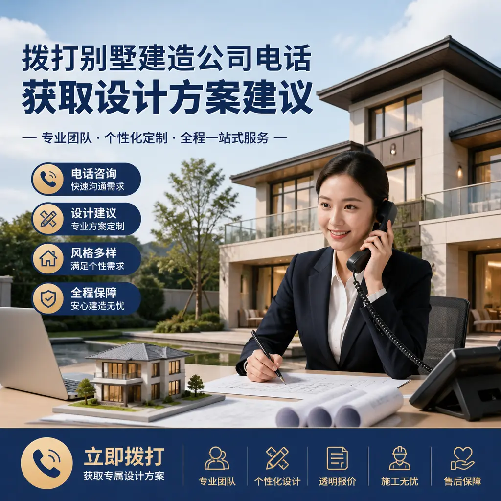 拨打金沙别墅建造公司电话，获取设计方案建议
