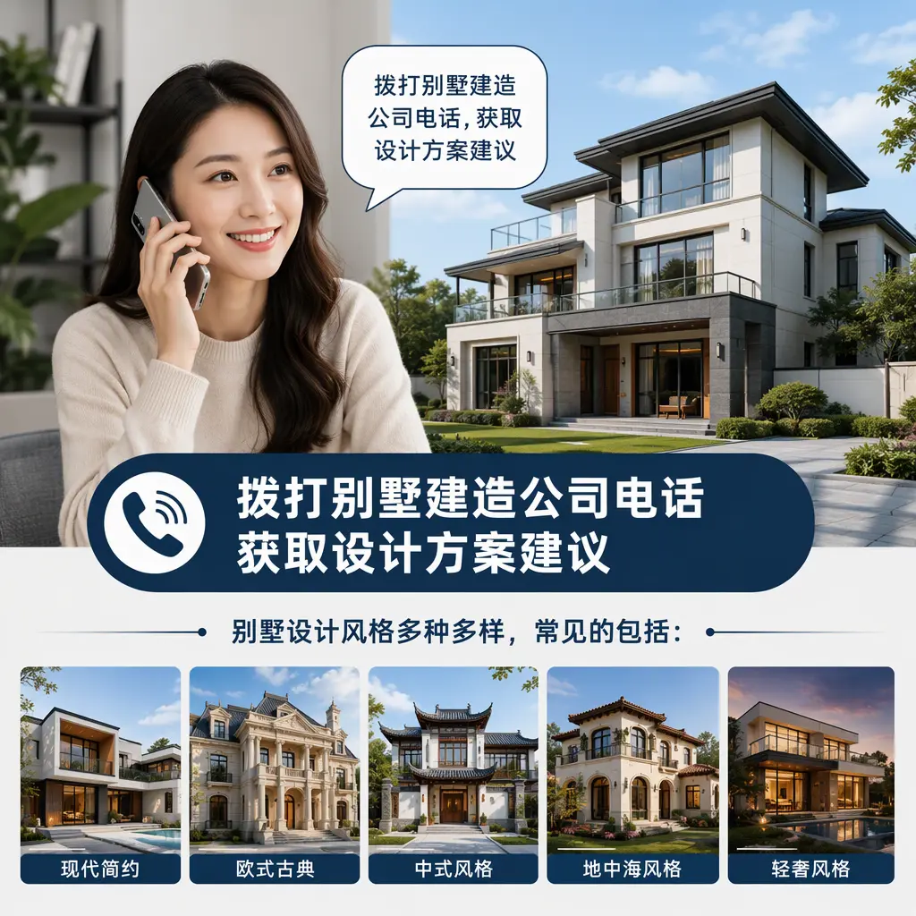 拨打金沙别墅建造公司电话，获取设计方案建议