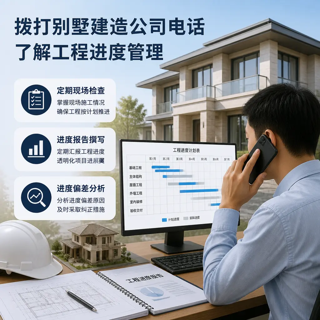 拨打金沙别墅建造公司电话,了解工程进度管理