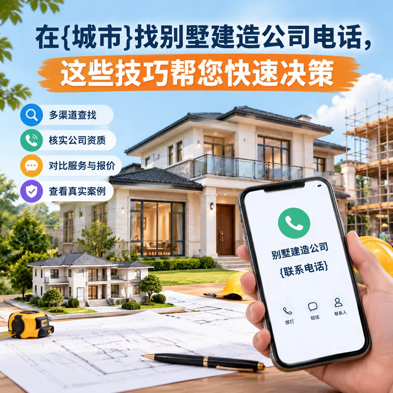 在金沙找别墅建造公司电话，这些技巧帮您快速决策