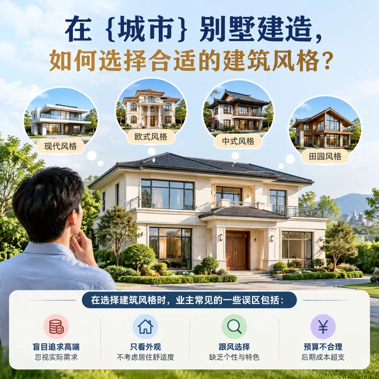 在 金沙 别墅建造,如何选择合适的建筑风格?