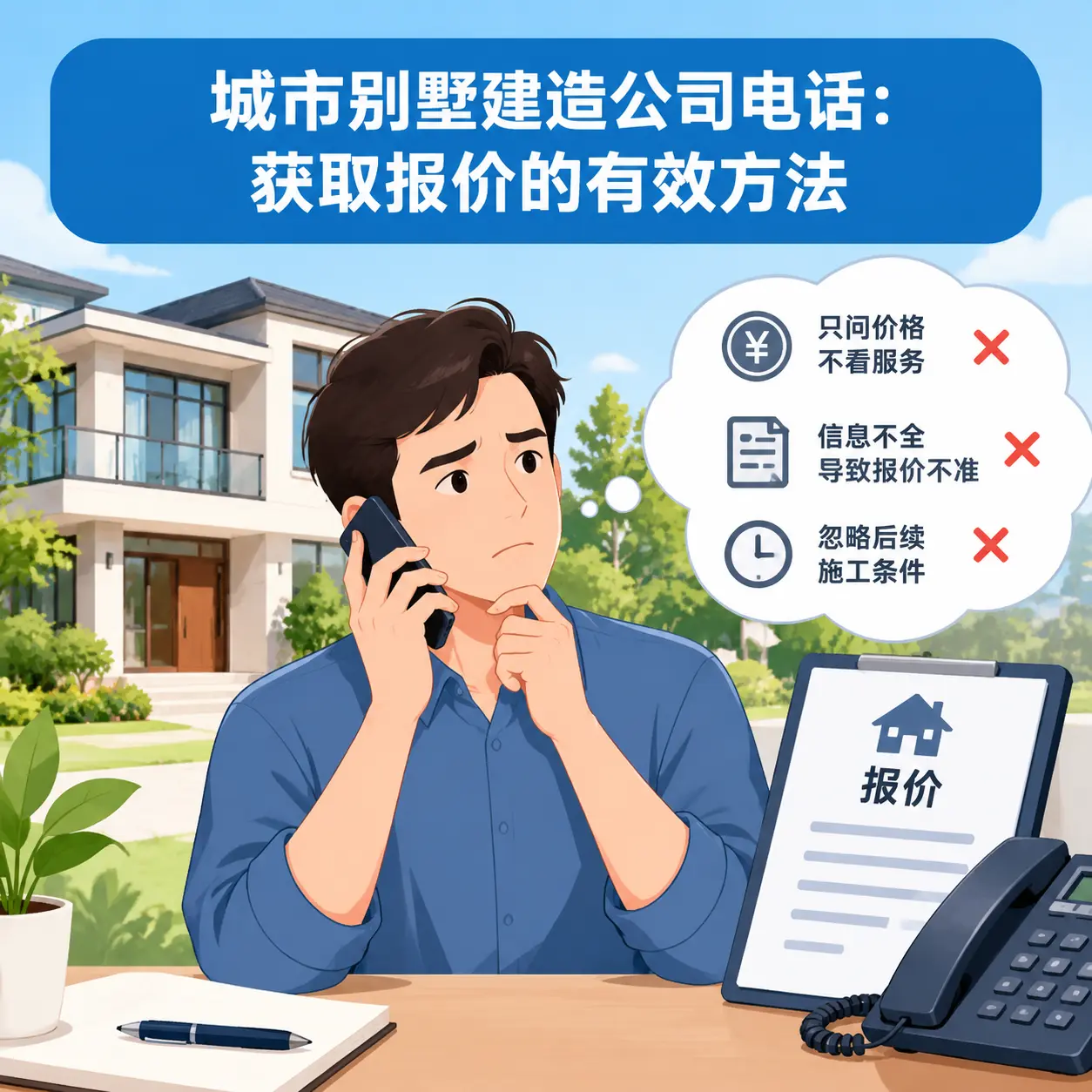 金沙别墅建造公司电话:获取报价的有效方法
